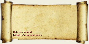 Angelina Joksimović vizit kartica